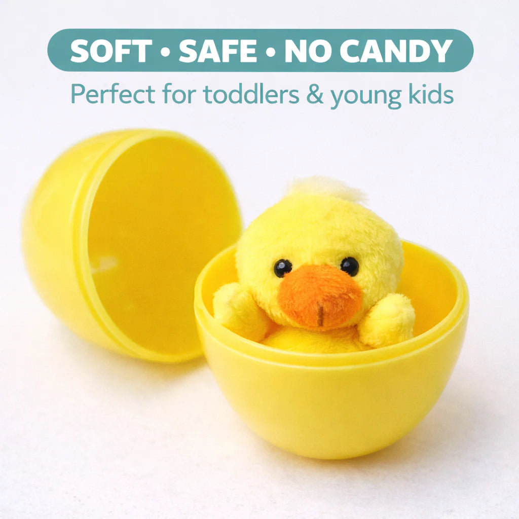 Plush Animals Pre-Filled Easter Eggs